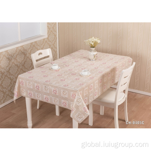 Waterproof Table Cover waterproof table cover lace table cloth Manufactory